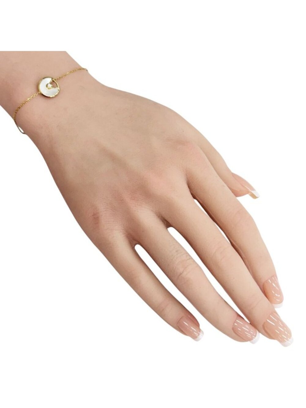 Cartier Amulet Bracelet 18k Yellow Gold Mazar of Pearl - Picture 2 of 5